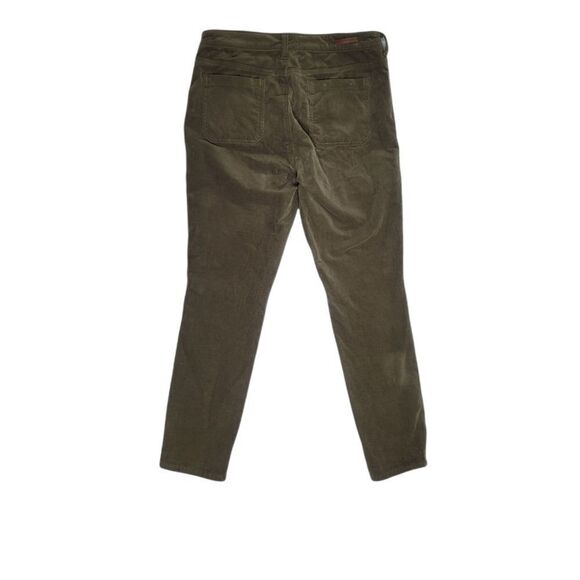 ANTHROPOLOGIE Pilcro and the Letterpress green high rise skinny corduroy pant 32 - Picture 3 of 10